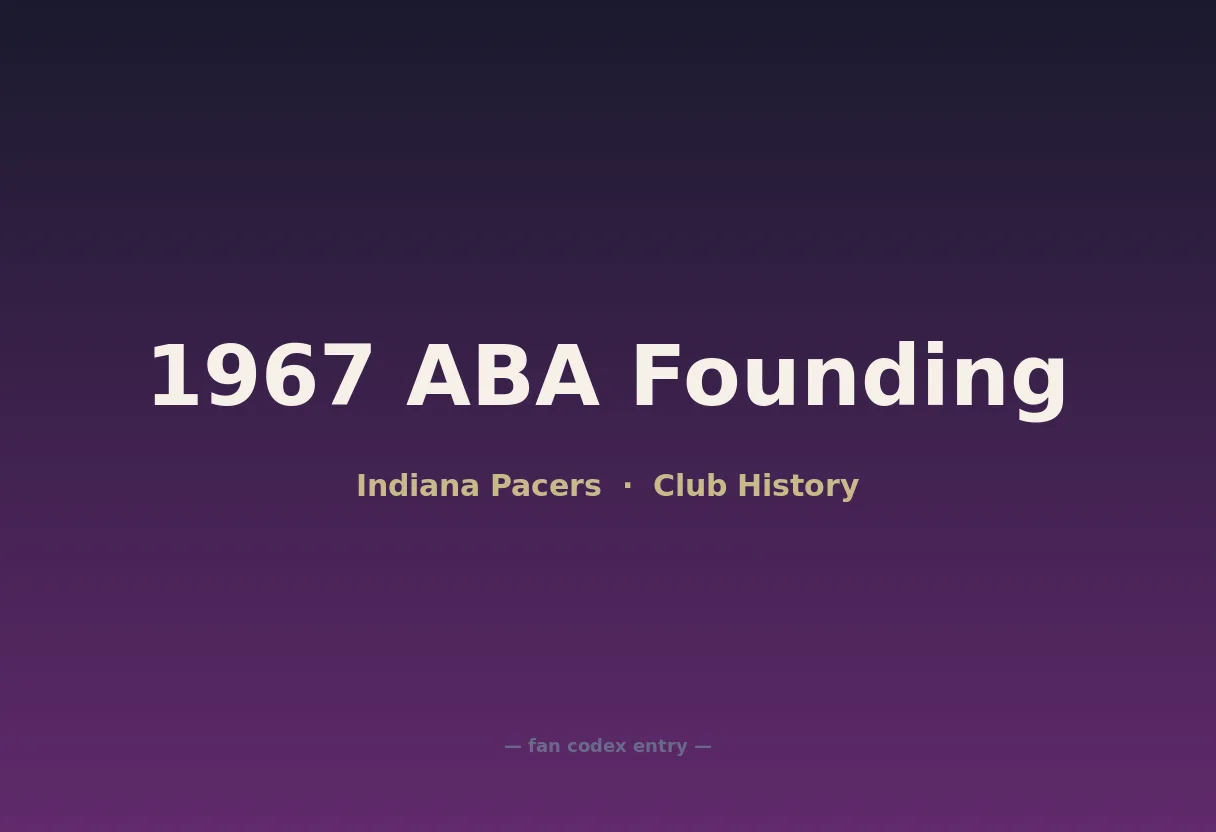 1967 ABA Founding