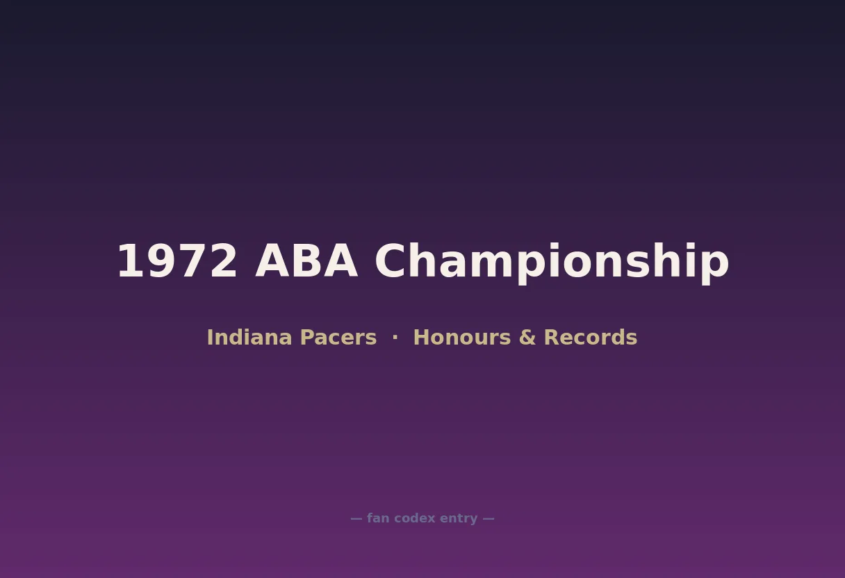 1972 ABA Championship