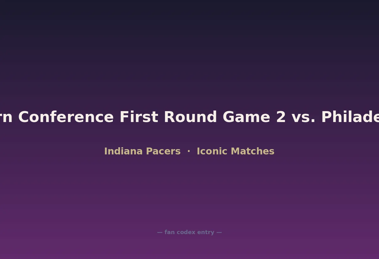 1981 Eastern Conference First Round Game 2 vs. Philadelphia 76ers